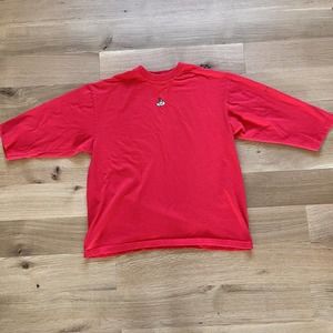 RARE Starbucks Size XL Vintage Red T-Shirt Christmas Blend OLD LOGO Top